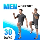 men workout at home android application logo